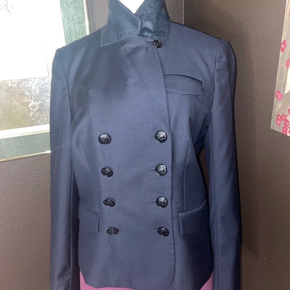 #25🎊Live 3/10/23 @7:30pm cst 😍 Great Condition Wool J Crew Double b blazer - Picture 6 of 14
